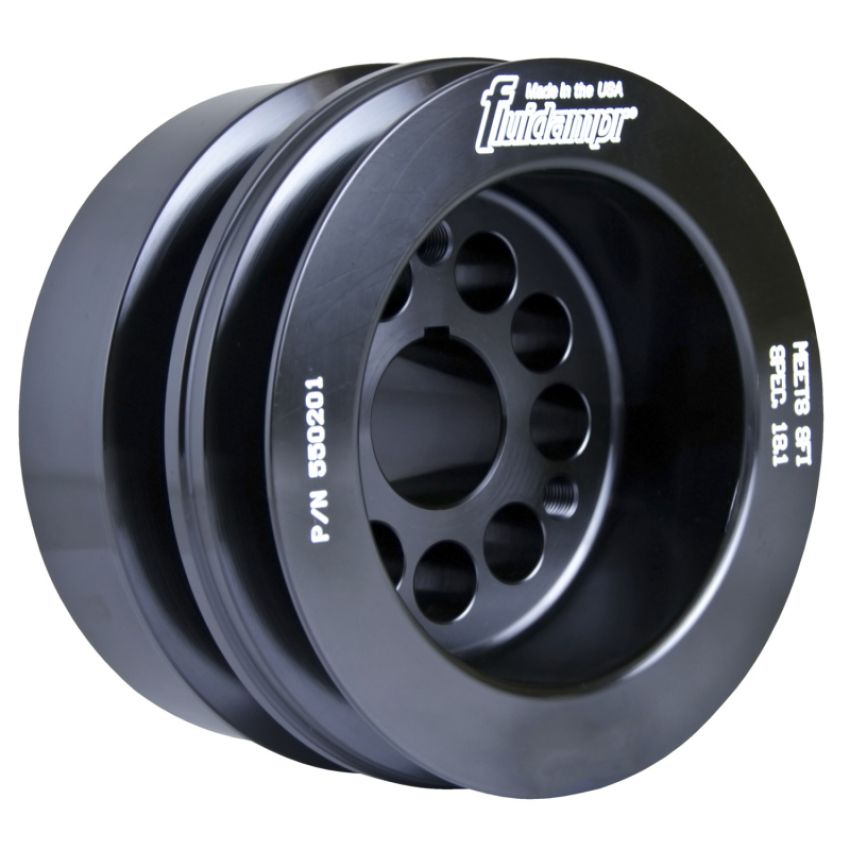 Fluidampr 550201 Harmonic Balancer - Fluidampr - Ford Flathead V8 with Wide Belt Pulley - Each