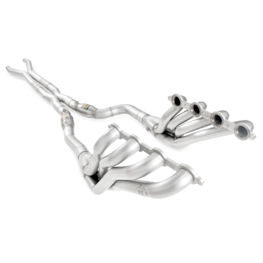 Stainless Works CTSV9HCAT 2009-15 Cadillac CTS-V Headers 2in Primaries High-Flow Cats 3in Leads X-Pipe Factory