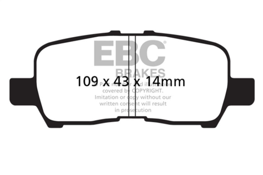 EBC Brakes DP31684C Redstuff Ceramic Low Dust Brake Pads