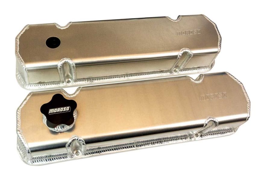 MOROSO MOR68477 Valve Cover Fabricated Alum Pontiac V8