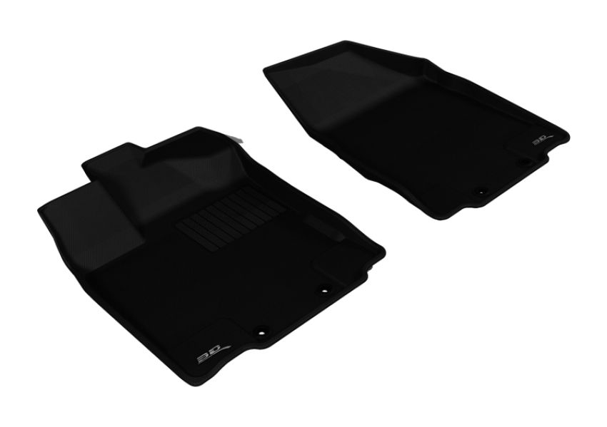 3D MAXpider 2013-2020 Nissan/Infiniti Pathfinder/QX60/JX Kagu 1st Row Floormat - Black