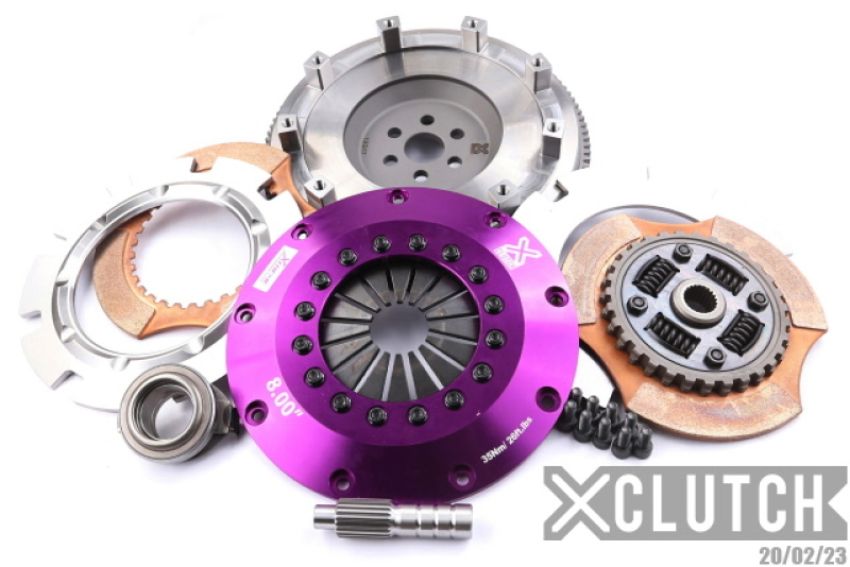 XCLUTCH XKFD20523-2B 89-94 Mazda 323 1.8L 8in Twin Sprung Ceramic Clutch Kit