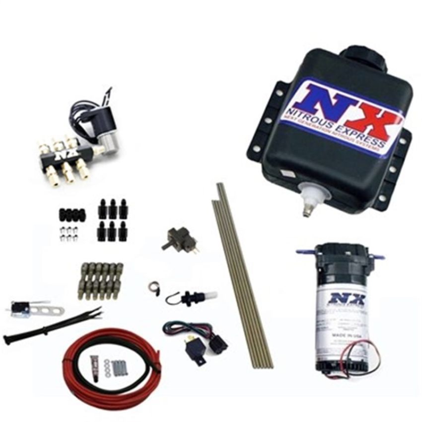 Nitrous Express 15121H Direct Port Water Methanol, 6 Cylinder Stage 1 w/ Hardlines