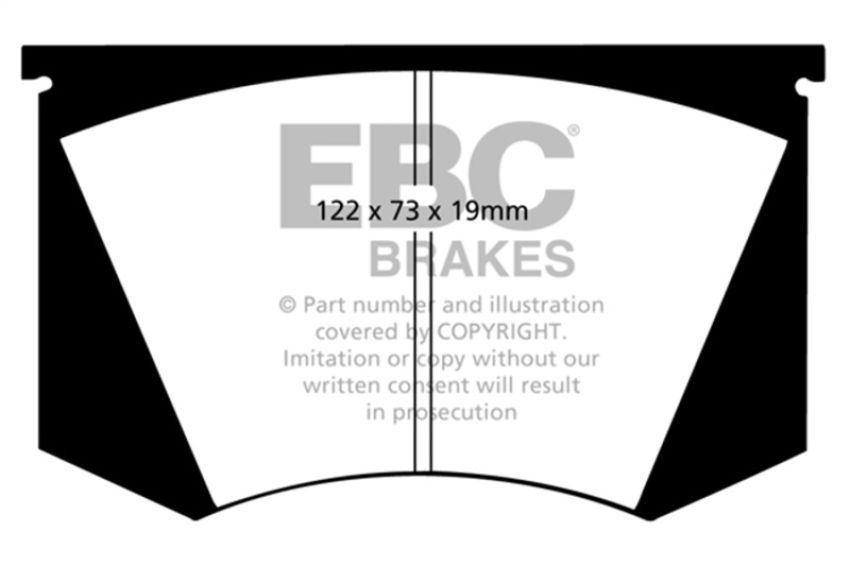 EBC Brakes DP3223C Redstuff Ceramic Low Dust Brake Pads