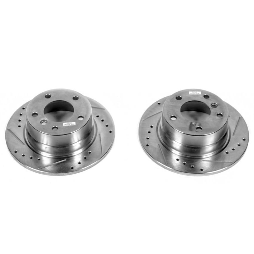 PowerStop EBR669XPR PowerStop Evolution Performance Drilled, Slotted & Plated Brake Rotor Pair