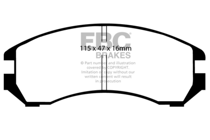 EBC Brakes DP2665 Greenstuff 2000 Series Sport Brake Pads