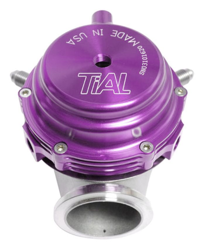 TiALSport MVR Wastegate 44mm 14.5 PSI w/V-Band Clamps - Purple