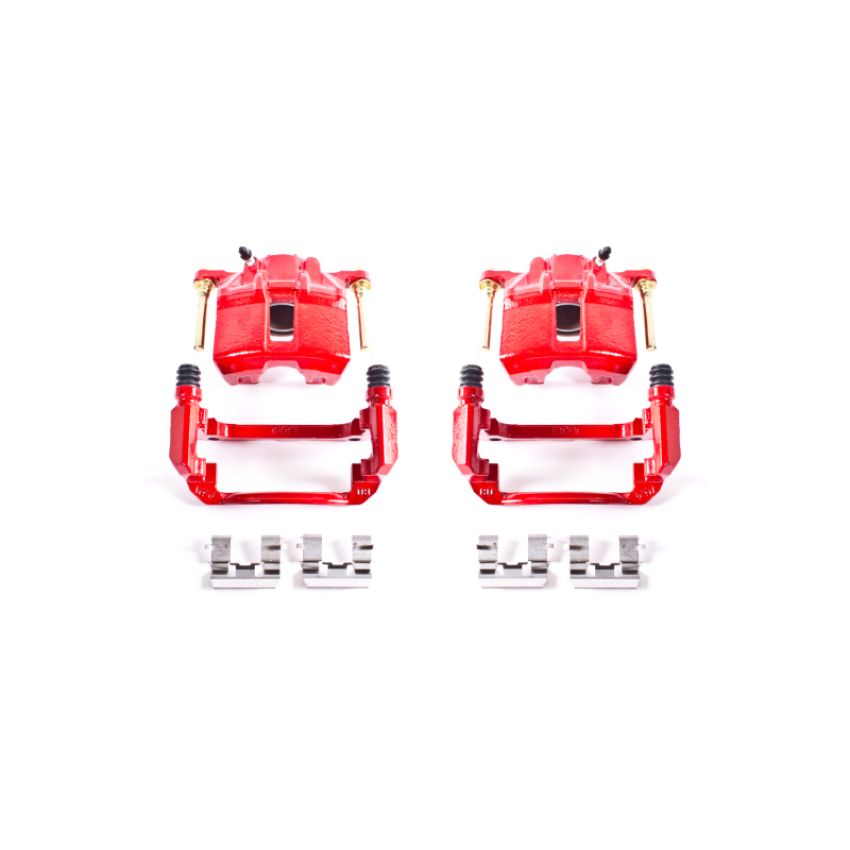 PowerStop S2668 Red Powder Coated Calipers