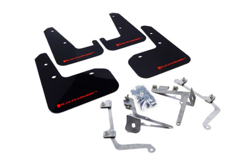 Rally Armor MF19-UR-BLK/RD Black Mud Flap/Red Logo