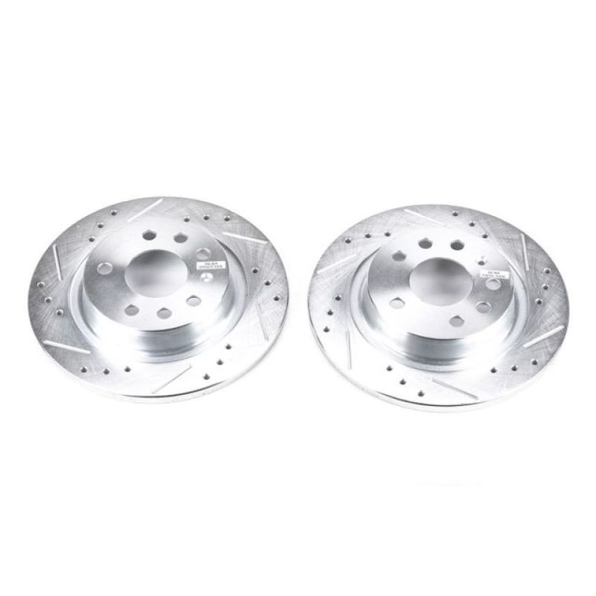 PowerStop EBR679XPR PowerStop Evolution Performance Drilled, Slotted & Plated Brake Rotor Pair