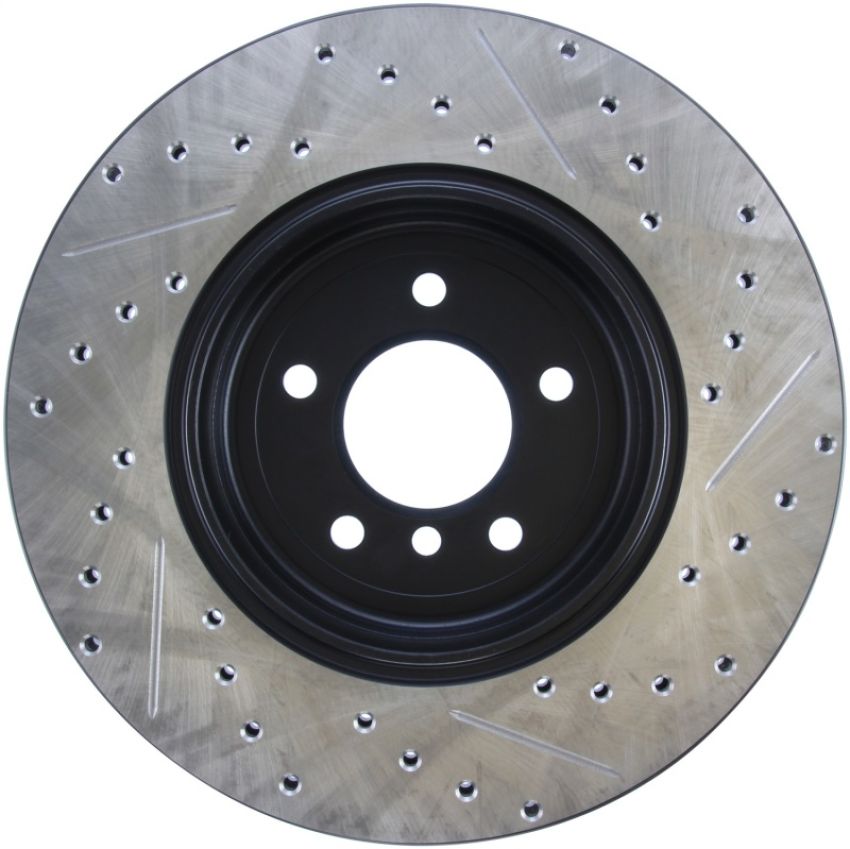 Stoptech 127.34072R Slotted & Drilled Sport Brake Rotor