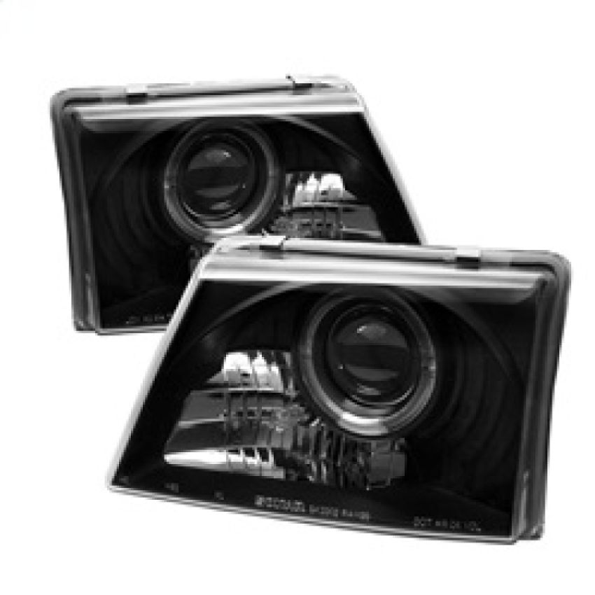 SPYDER 5010520 Projector Headlights - LED Halo - Black