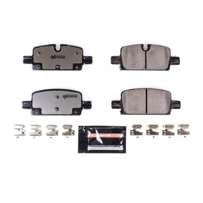 PowerStop Z36-2174 PowerStop - Z36 Truck and SUV Carbon-Fiber Ceramic Brake Pads with Hardware Kit