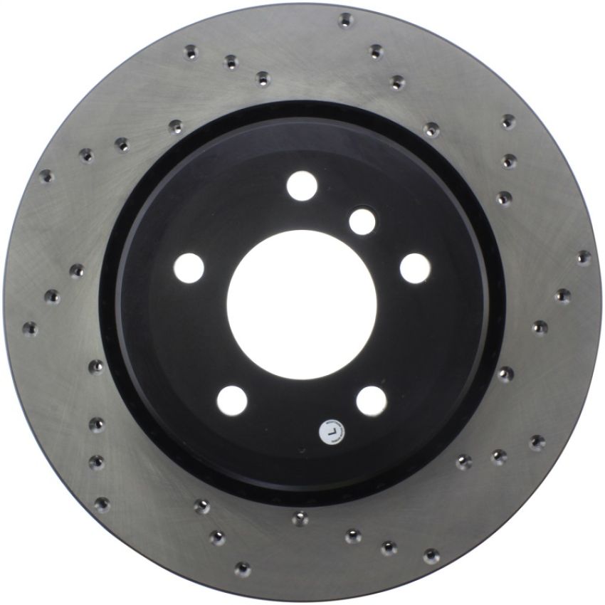 Stoptech 128.34057L 01-06 BMW 330 Drilled Left Rear Rotor