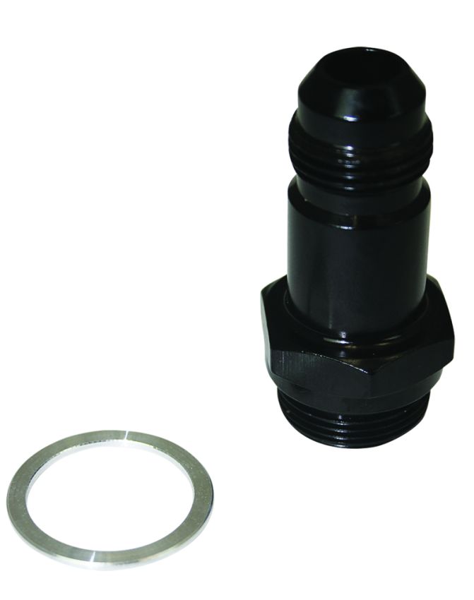 Moroso 65146 Fuel Inlet Fitting -8An Fuel Line - Single