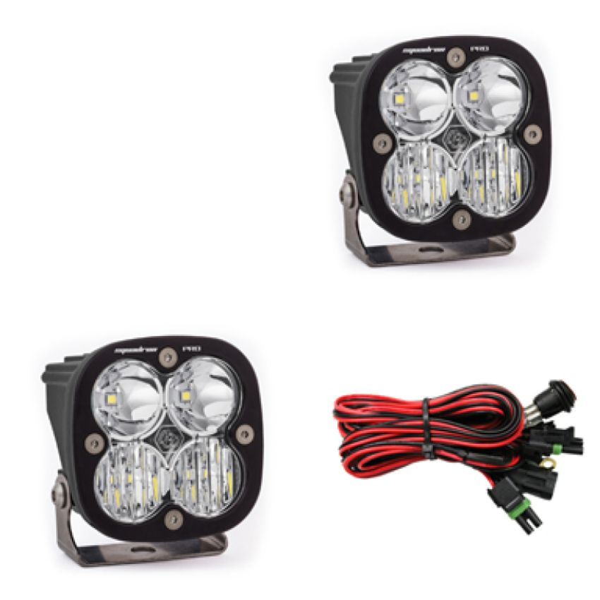 Baja Designs 497803 Squadron Pro Black LED Auxiliary Light Pod Pair