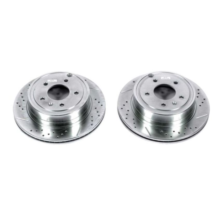 PowerStop AR8668XPR PowerStop Evolution Performance Drilled, Slotted & Plated Brake Rotor Pair