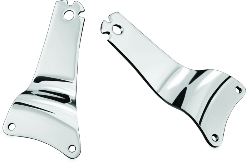 Kuryakyn 1666 Fixed Mounts For Multi-Purpose Backrest Chrome