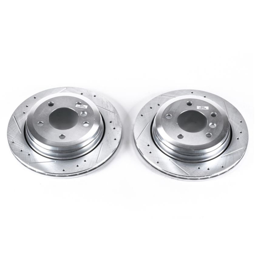 PowerStop EBR826XPR PowerStop Evolution Performance Drilled, Slotted & Plated Brake Rotor Pair