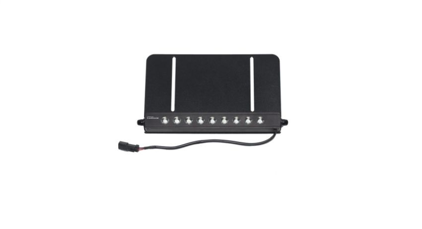 Putco 2281L 07-18 Jeep Wrangler - License Plate Frame w/ 10in Luminix Light Bar 3600LM