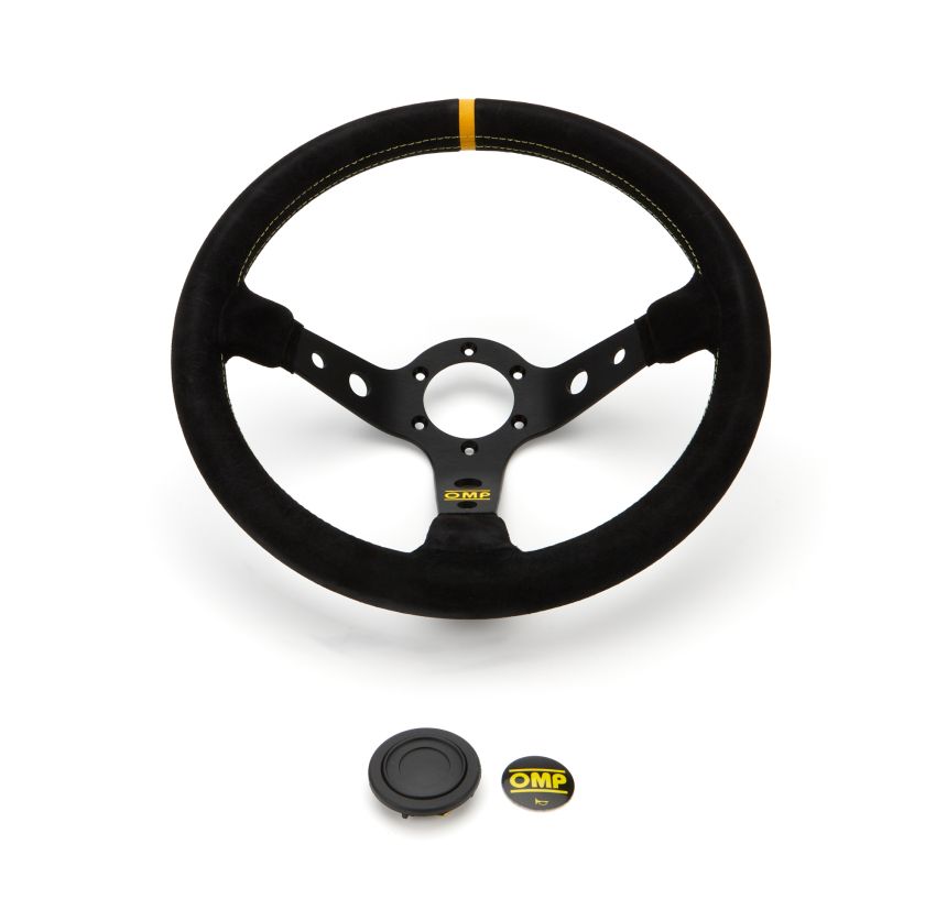 OMP RACING, INC. OMPOD0-2012-071 Corsica 330 Steering Wheel Dished Black