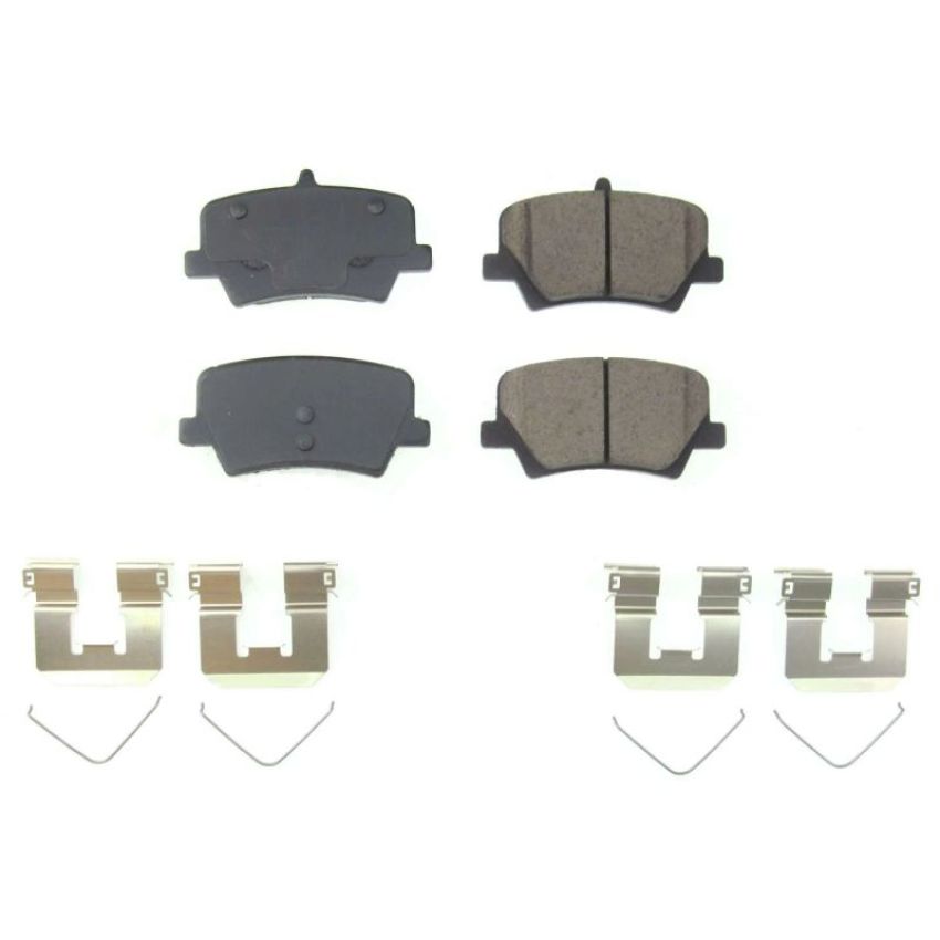 PowerStop 17-2136 PowerStop - Z17 Low-Dust Ceramic Brake Pads with Hardware