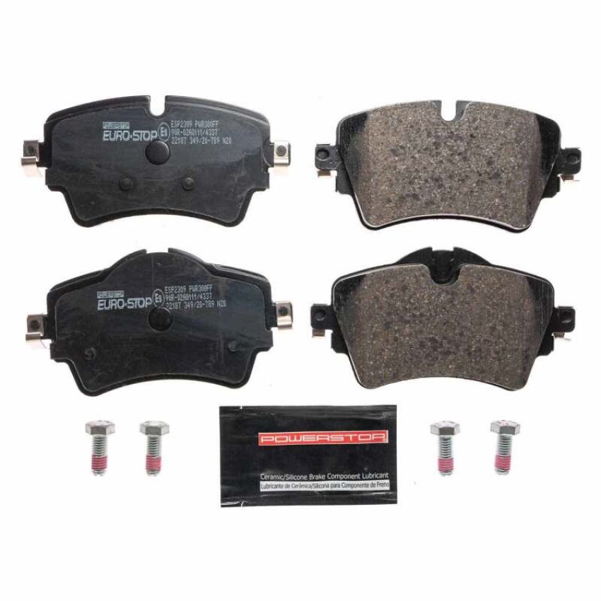PowerStop ESP2309 EuroStop ECE-R90 Certified Brake Pad Set