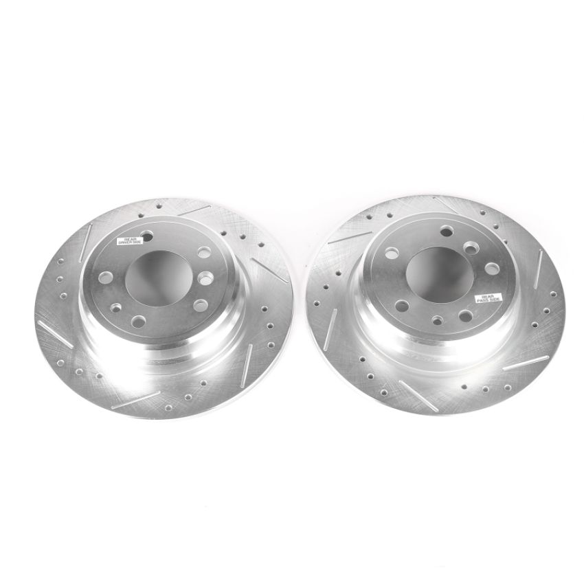 PowerStop EBR289XPR PowerStop Evolution Performance Drilled, Slotted & Plated Brake Rotor Pair