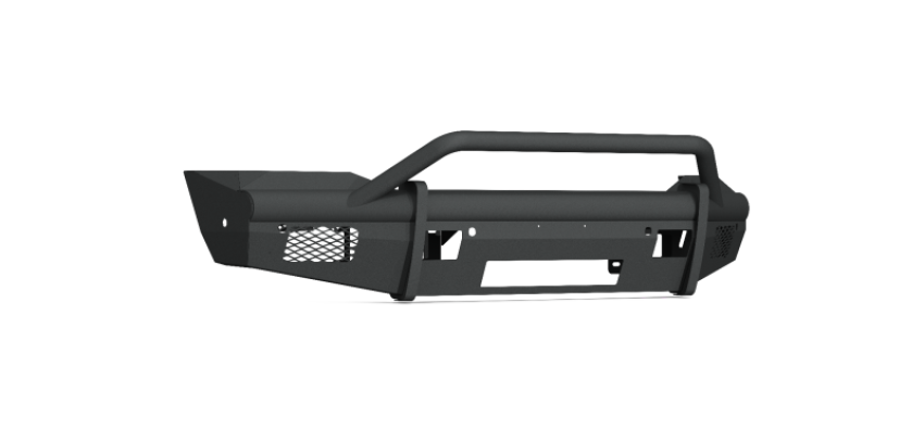 Road Armor 4192VF4B 19-20 Ram 2500 Vaquero Front Bumper w/Pre-Runner Guard 6 Sensor - Tex Blk