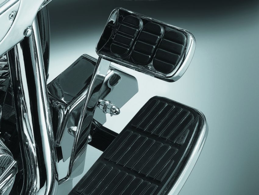 Kuryakyn 9061 Extended Brake Pedal 97-07 Touring 87-17 FL Softails Chrome