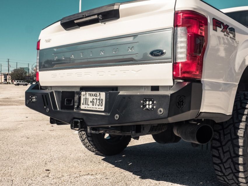 Road Armor 6172XR0B 17-20 Ford F-250 SPARTAN Rear Bumper - Tex Blk