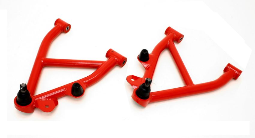 BMR Suspension AA007R A-arms, Lower, DOM, Non-adjustable, Polyurethane Bushings, No Spring Pocket