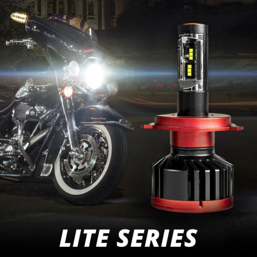 XKGLOW XK045001-H4-M XK Glow H4 Motorcycle-25W High/Low Headlight Bulb w/ Built-in Driver 2nd Gen