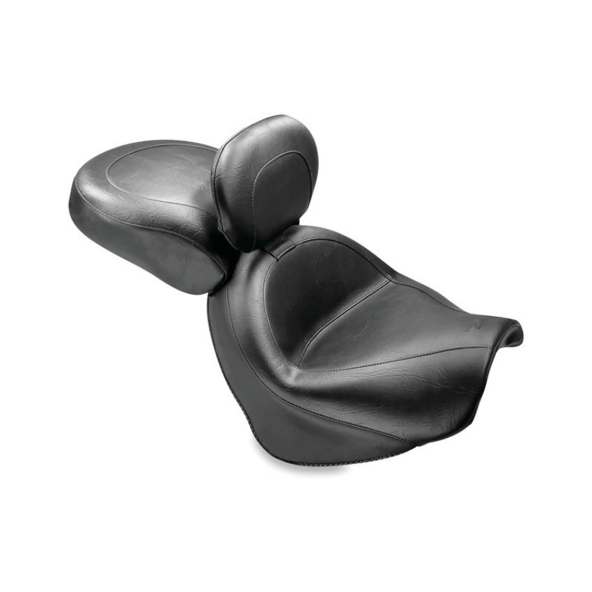 Mustang Motorcycle 79283 Mustang 05-08 Suzuki Blvd C50,05-08 Blvd C50T,01-04 VL800 Volusia Std Touring 2PC Seat - Black