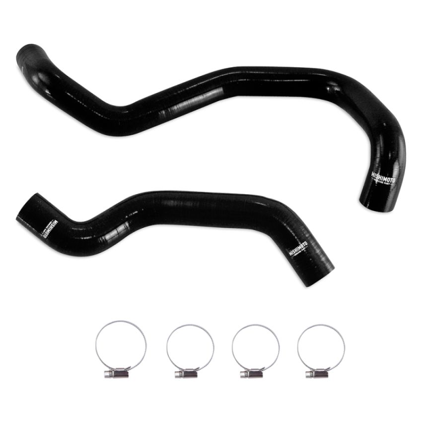 Mishimoto MMHOSE-RGR-19BK 2019+ Ford Ranger 2.3L EcoBoost Silicone Hose Kit - Black