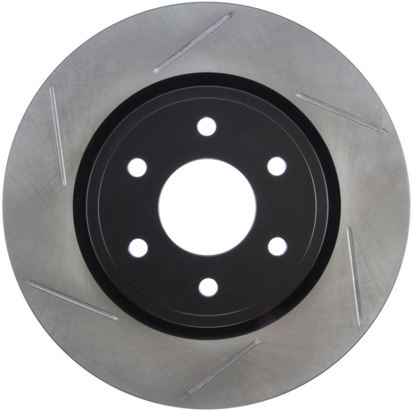 Stoptech 126.42085SR Power Slot 05-09 Nissan Frontier 2WD / 02-05 Frontier 4WD Slotted Front Right Rotor