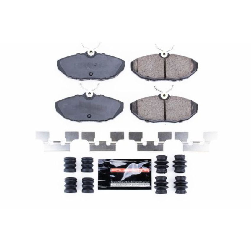 PowerStop Z23-806 PowerStop - Z23 Daily Driver Carbon-Fiber Ceramic Brake Pads with Hardware Kit