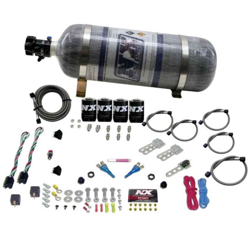 Nitrous Express 20224-12 GM EFI DUAL STAGE (50-150HP X 2) WITH COMPOSITE BOTTLE