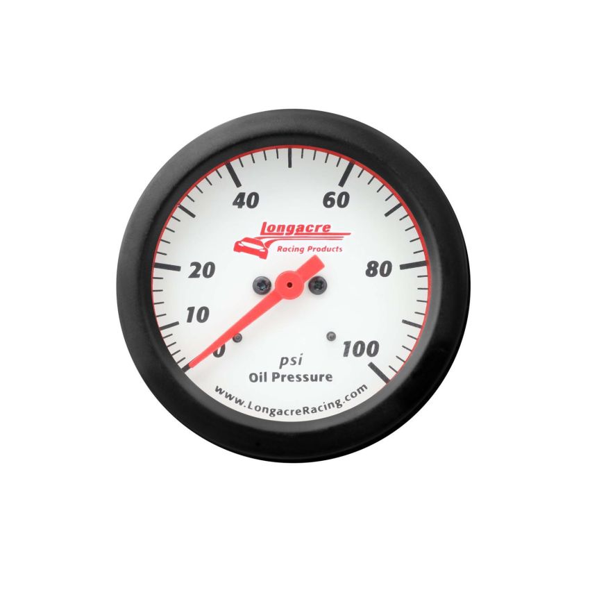 LONGACRE LON52-46900 Gauge Sportsman Oil Pressure 0-100psi