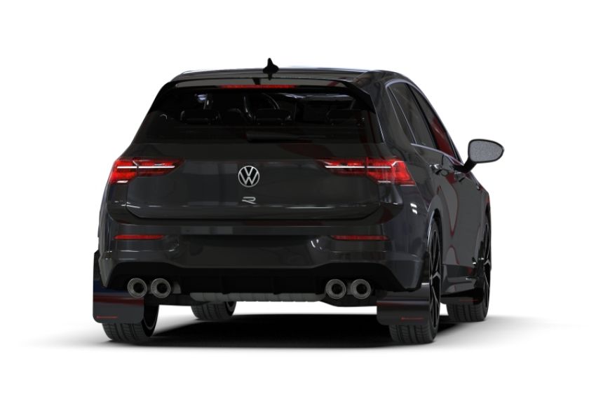 Rally Armor MF80-UR-BLK/RD Black Mud Flap/Red Logo