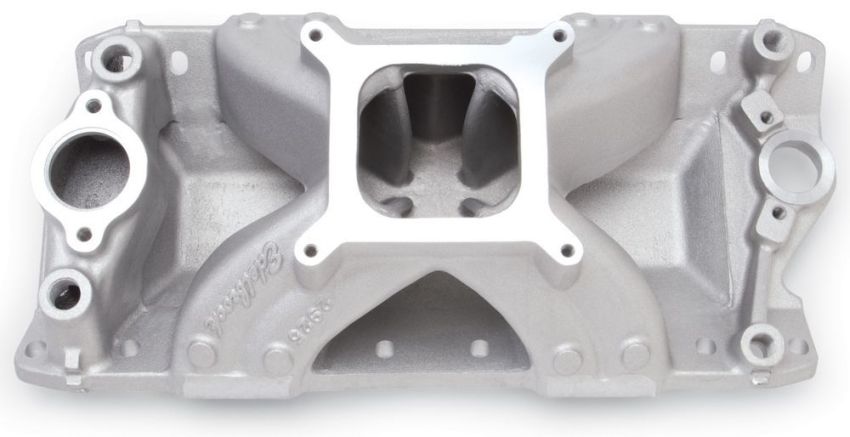 EDELBROCK EDE2925 SBC Super Victor Manifold - 23 Degree