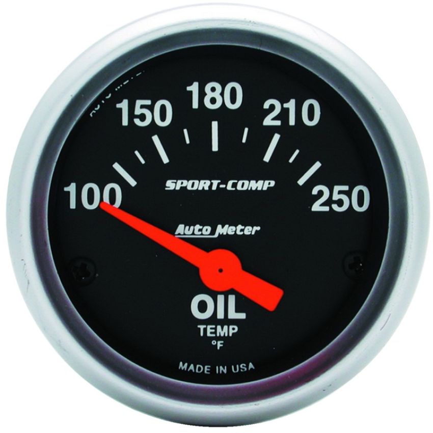 AutoMeter 3347 GAUGE, OIL TEMP, 2 1/16