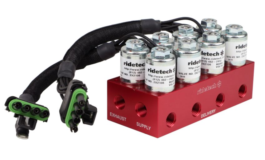 Ridetech 31934001 RidePro 4-Way valve with 1/4