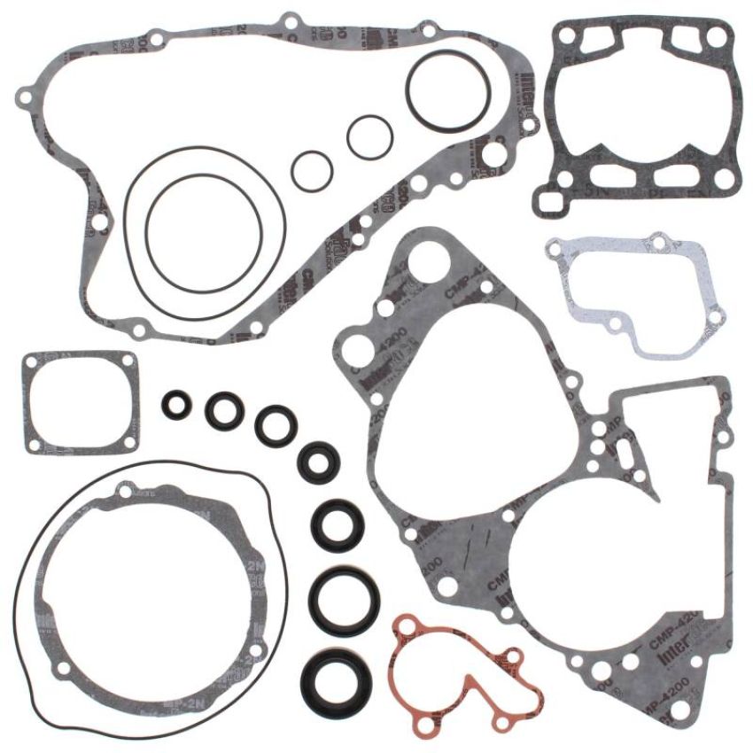 Vertex Pistons 811545 Vertex Gaskets 1991 Suzuki RM125 Complete Gasket Kit w/ Oil Seals