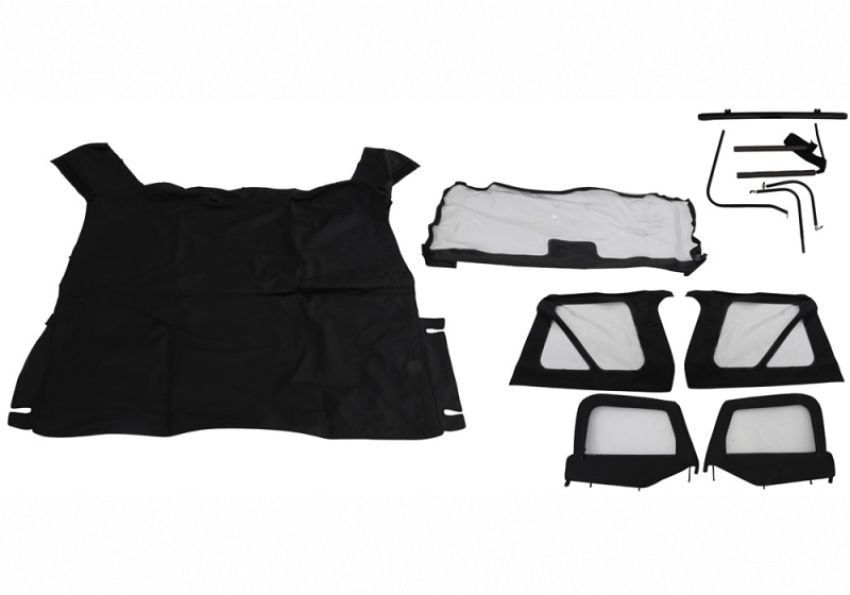 Rampage 68335 1997-2006 Jeep Wrangler(TJ) Complete Top - Black Diamond
