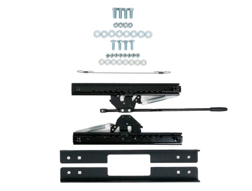 PRP Seats C13-Black PRP Universal Slider with Angle Mount Kit - Black