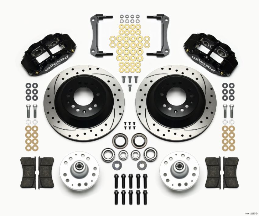 Wilwood 140-12280-D Narrow Superlite 6R Front Hub & 1PC Rtr Kit 12.88in Dril 79-81 Camaro