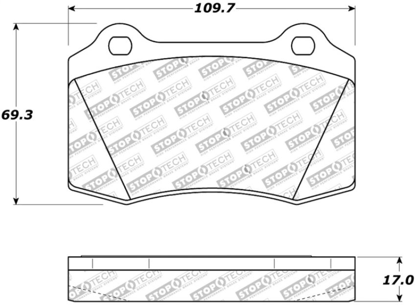 Stoptech 308.05920 Street Touring Brake Pads