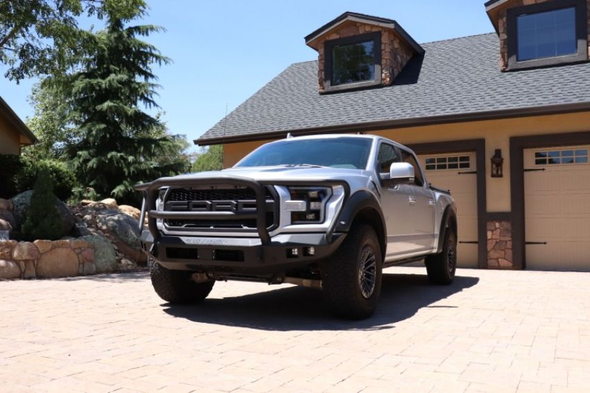 Road Armor 6171F5B-NW 17-20 Ford Raptor Stealth Front Bumper w/Lonestar Guard - Tex Blk