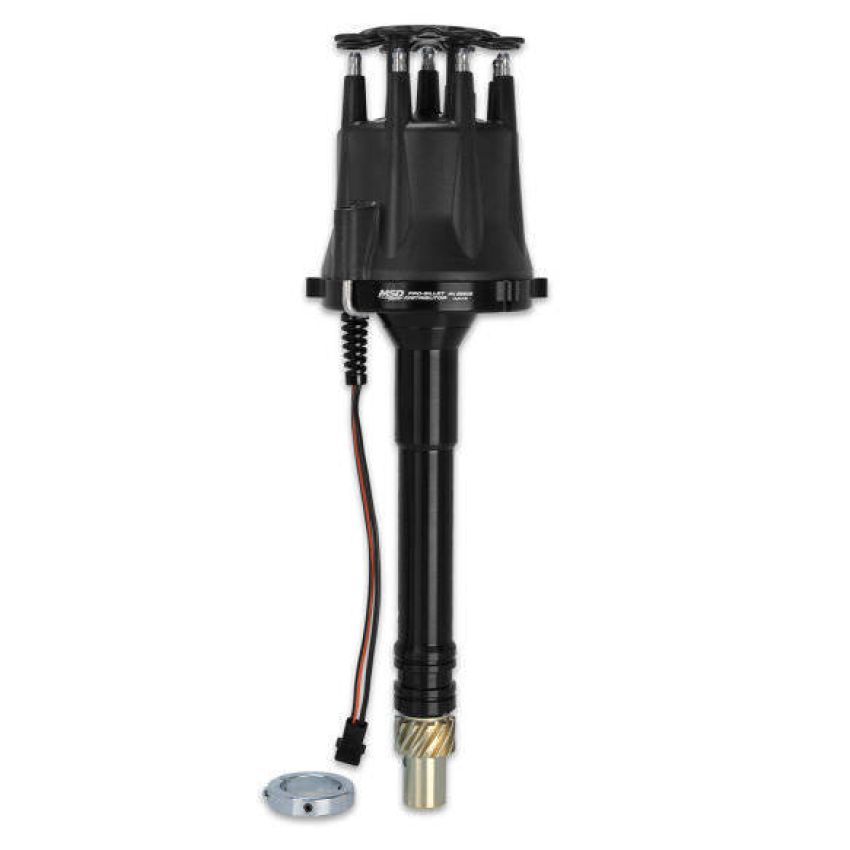 MSD IGNITION MSD85505 Chevy V8 Pro Billet Distributor Black Finish